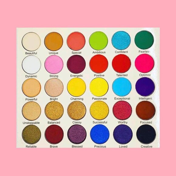 Fafah fashion Other - Vegan Affirmation Eyeshadow Palette 🖌️ (Cruelty Free)
